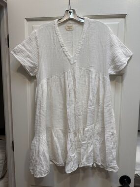 9seed El Matador Cotton Gauze Mini Dress